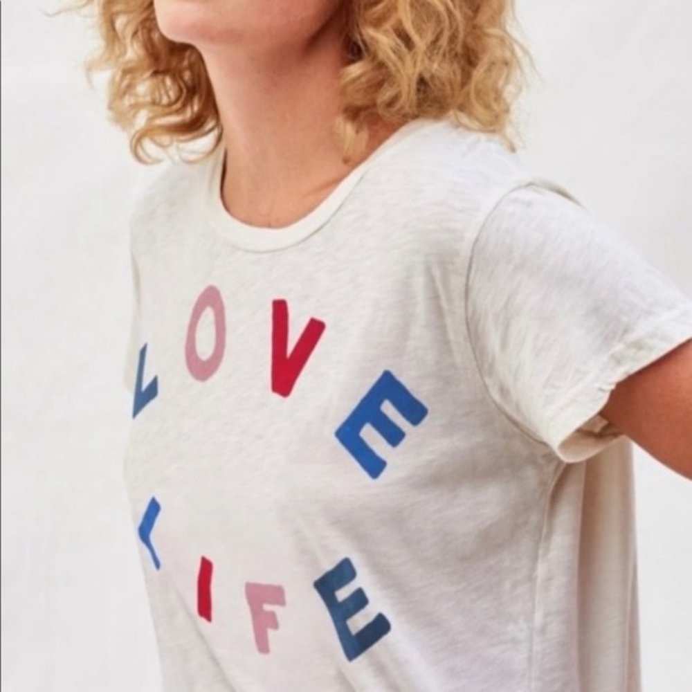 SUNDRY Love Life Relaxed Fit Vintage Tee